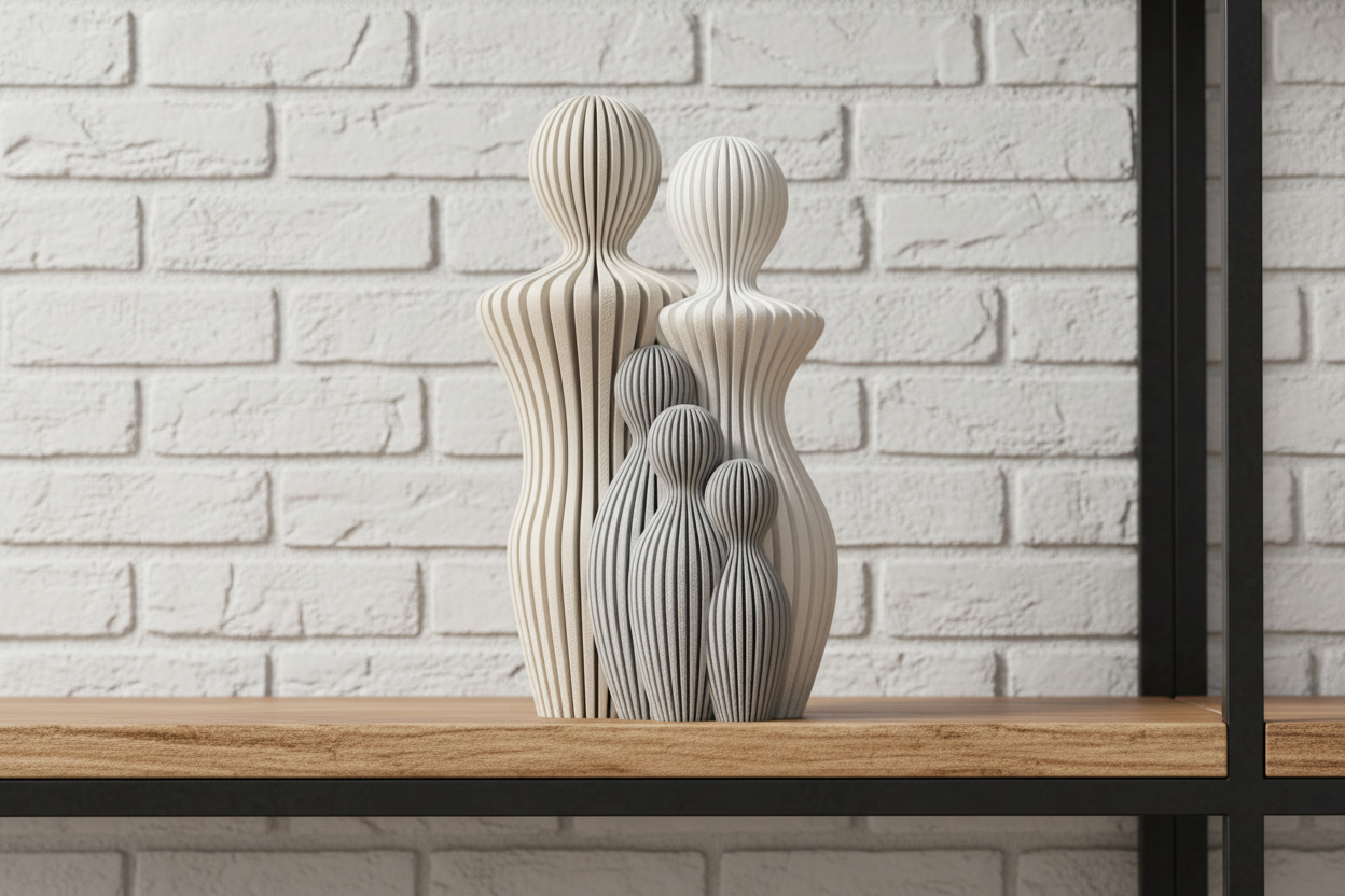 Sculpture Famille – Personnalisable Domua