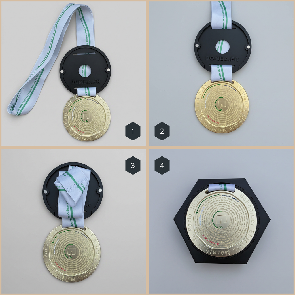 Porte Médaille Hexagonal "Honeycomb" – Créez votre Mur de Gloire Personnalisé Domua