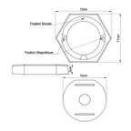 Porte Médaille Hexagonal "Honeycomb" – Créez votre Mur de Gloire Personnalisé Domua