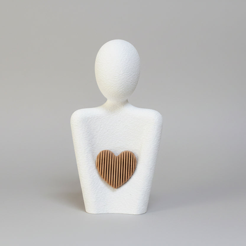 Sculpture "Cœur Vibrant"