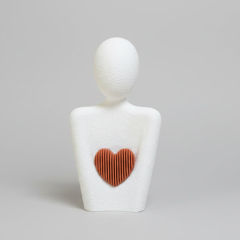 Sculpture "Cœur Vibrant"